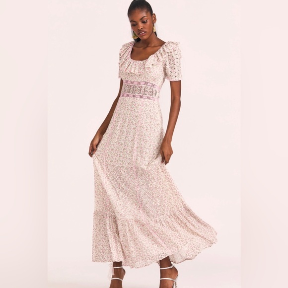 LoveShackFancy Stassie Maxi Dress - Picture 2 of 8